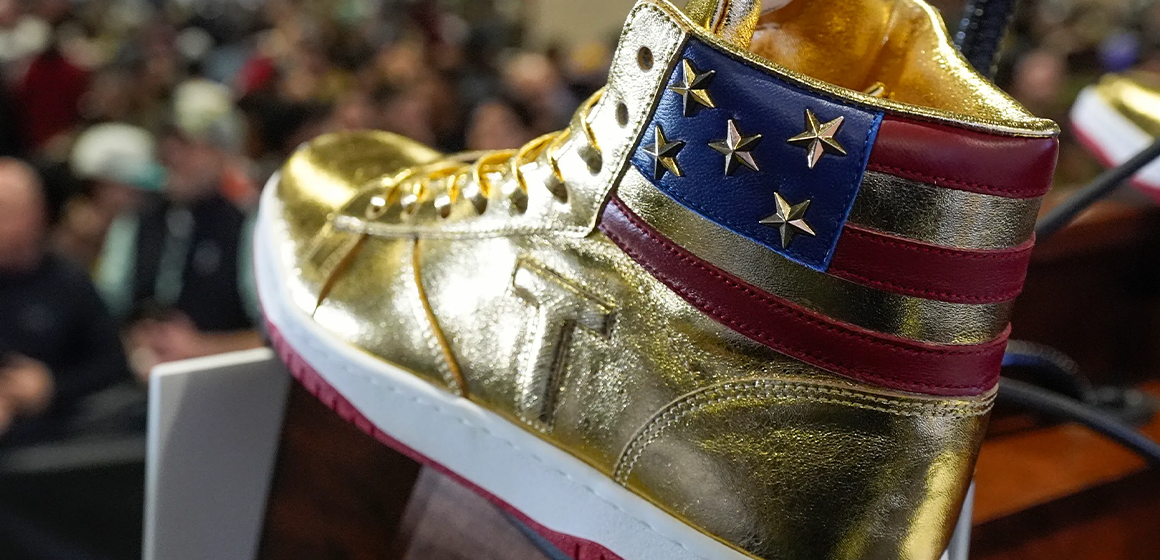 Trumps Limited Edition Crypto Sneakers auf eBay für bis zu 2.500 $ erhältlich